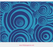 Freebie: Blue Retro Vector Background