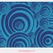 Freebie: Blue Retro Vector Background