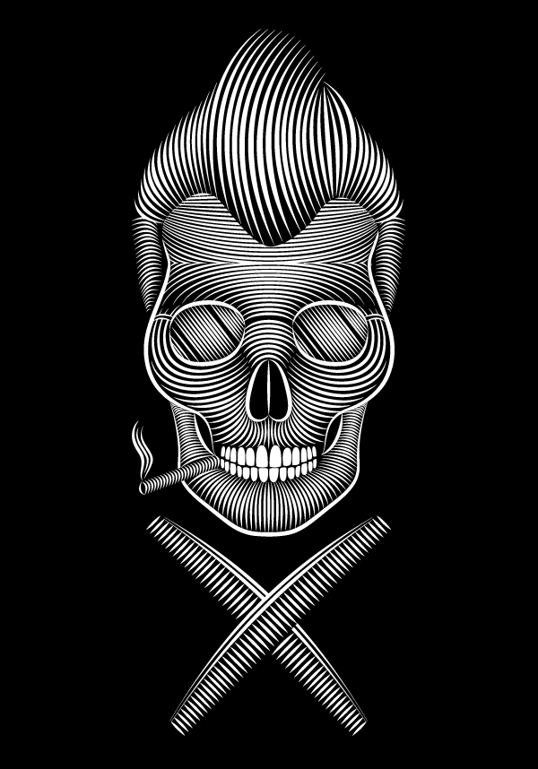 skull logo design
