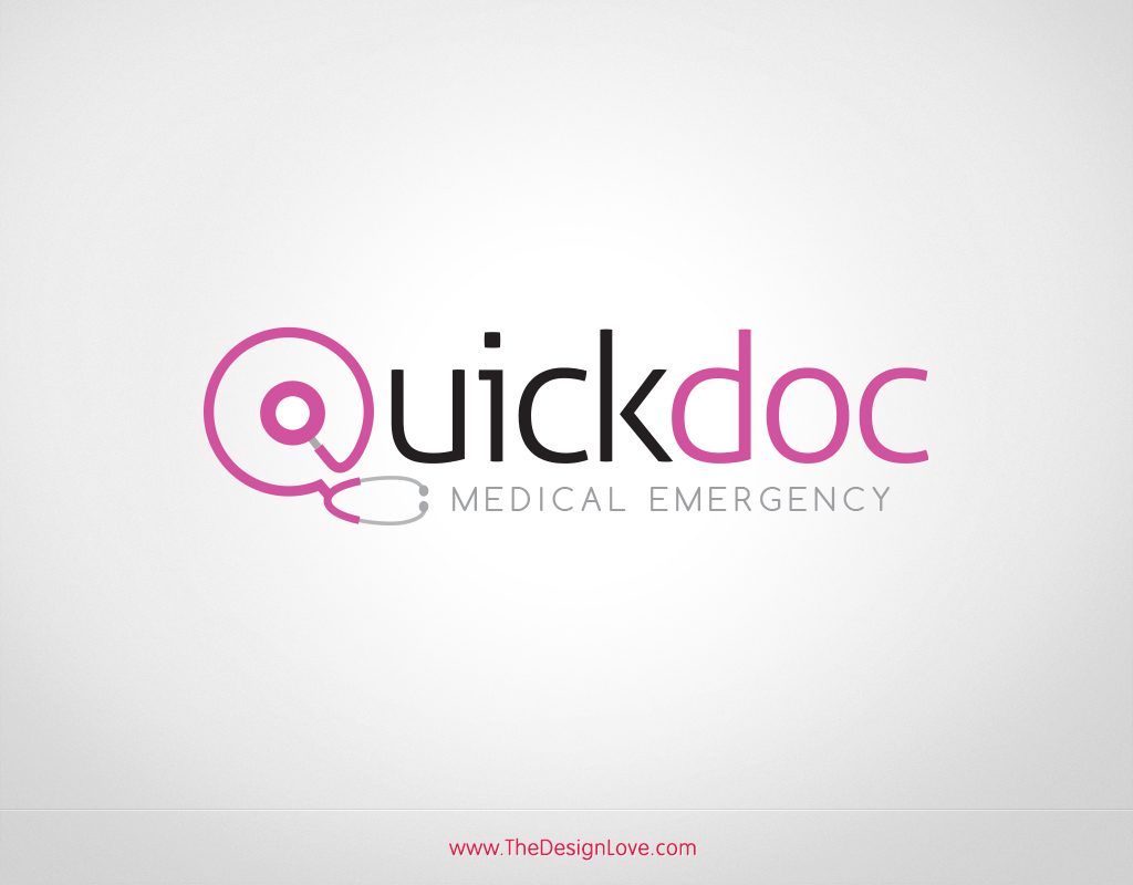 free stethoscope vector logo for start up